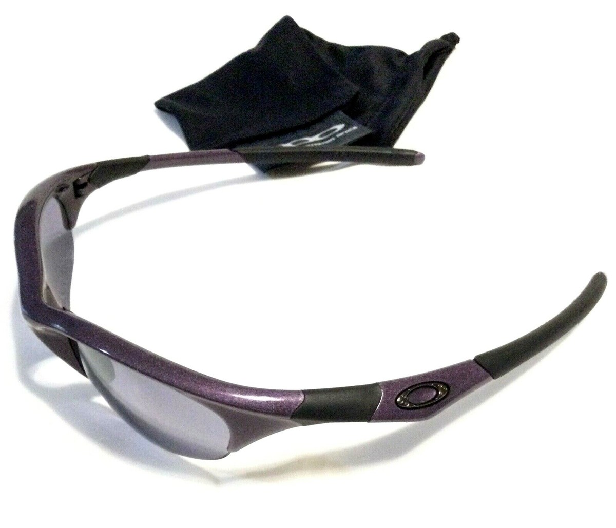 RARE OAKLEY HALF JACKET 1.0 SUNGLASSES Metallic Purple w RARE OAKLEY HALF JACKET 1.0 SUNGLASSES Metallic Purple w