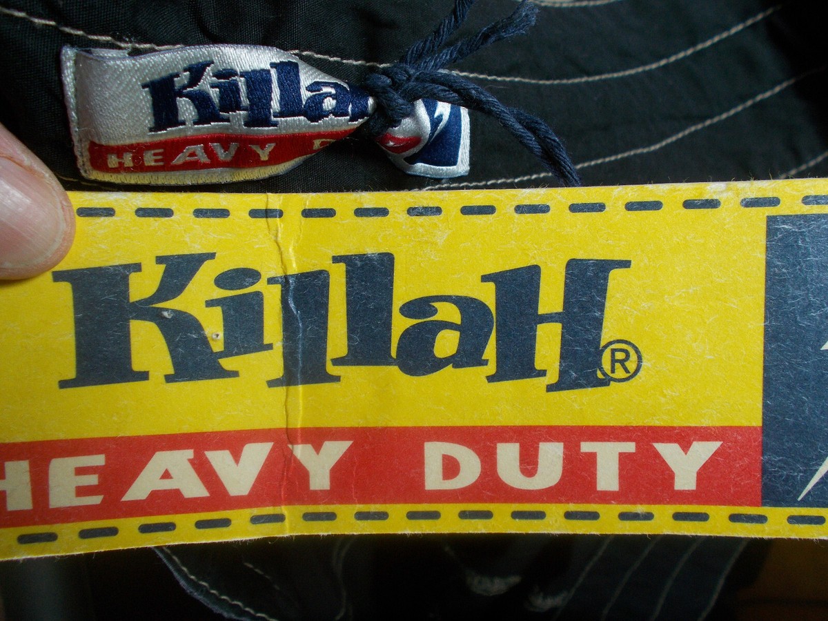 Jupe Longue Vintage Killah Taille L - Coton Noir, Fente Derrière, Fermeture éclair - Neuve Avec étiquettes