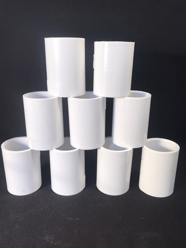 1" PVC NIBCO Schedule 40 Coupling - Lot of 9