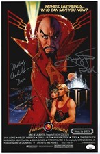 SAM JONES & MELODY ANDERSON Signed FLASH GORDON 11x17 Photo Autograph JSA COA