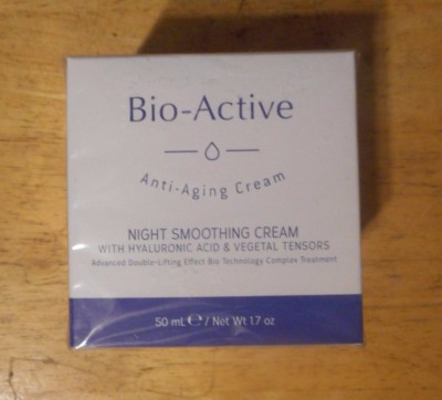 1.7oz BIO ACTIVE ANTI AGING NIGHT SMOOTHING CREAM sealed nib