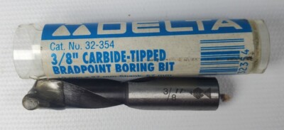 DELTA 32-354 3/8-Inch De-Tipped Brad Point Boring Bit | eBay
