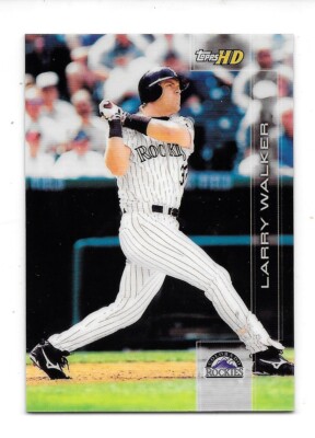 Q 2001 Topps HD Baseball Larry Walker #5 NRMT