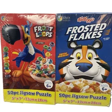 Kellogg’s Advertising Vista Puzzles Froot Loops & Frosted Flakes Kids 2 Pack