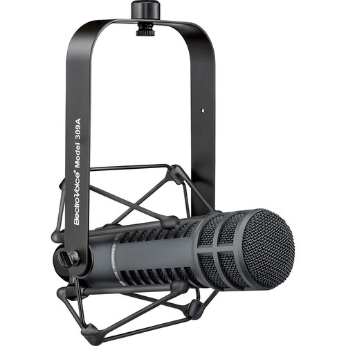Electro-Voice RE20 Announcer Mic (Black) with Mic Shockmount & Broadcast Arm - Picture 3 of 6