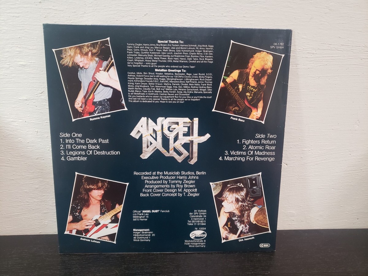 洋楽 ANGEL DUST - Into the Dark Past Angel Dust – Into The Dark Past – Vinyl (LP, Album), 1986