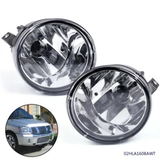 2pcs Fog Light Front Bumper Lamp+Bulbs Fit For 04-15 Nissan Titan 05-07 Armada