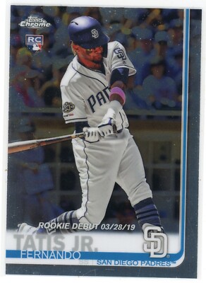 2019 Topps Chrome Fernando Tatis Jr Rookie Debut Rookie Card !! | eBay