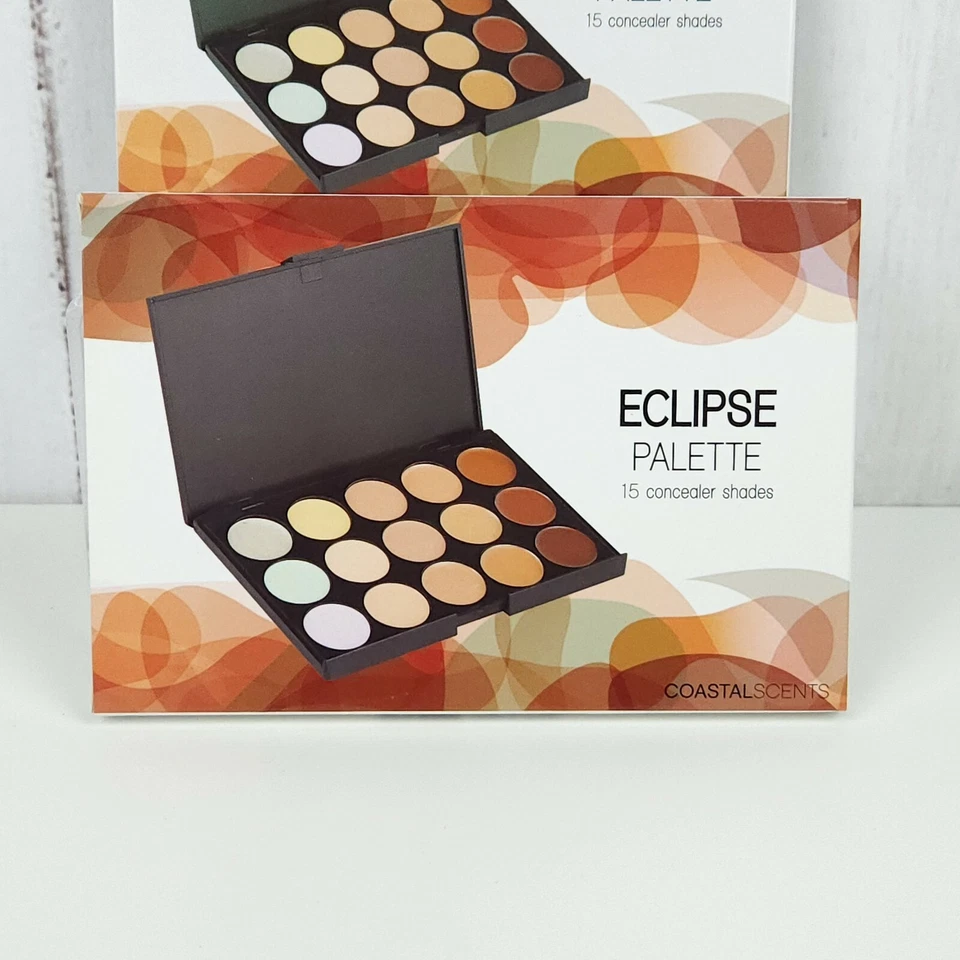 LOTE de 2 - Paleta Coastal Scents Eclipse 15 TONOS CORRECTORES PL-026 Foto 2 de 4