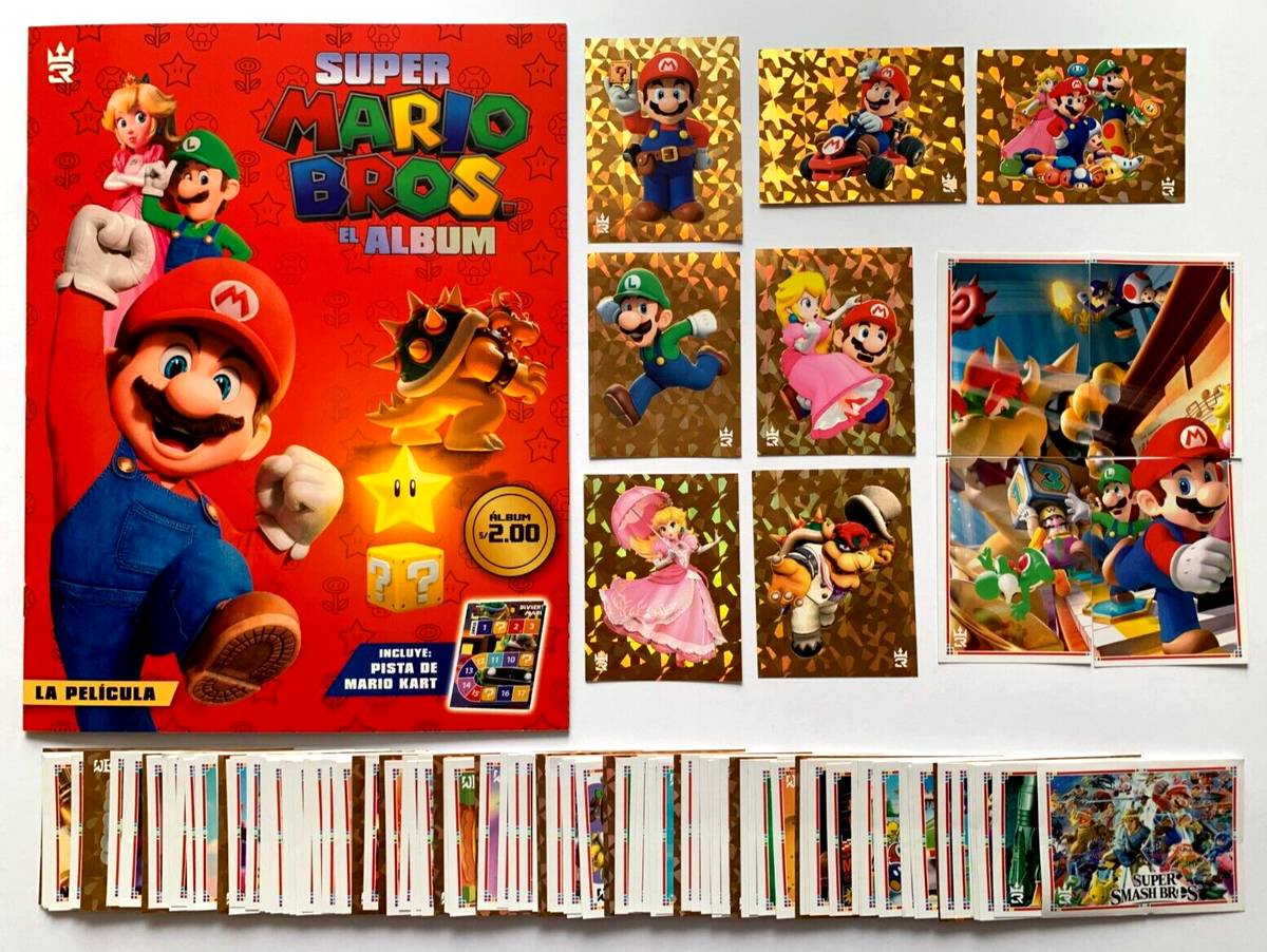 ALBUM SUPER MARIO BROS 3R Sticker Full Set 236/236 Peru Edition 