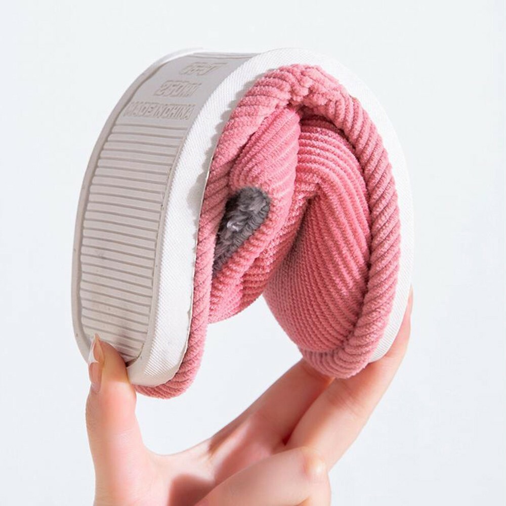 SAOLA Nuova Moda 36~45 Ciabatta Pelliccia Interno Uomo Antiscivolo Peluche Suola Morbida Donna Unisex