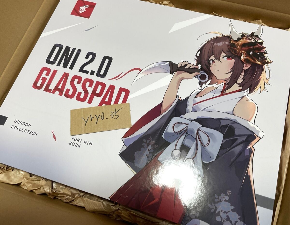 Yuki Aim Glass Mousepad Oni 2.0 Collection Large Size 500 x Yuki Aim Glass Mousepad Oni 2.0 Collection Large Size 500 x