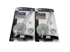 Lot Of 2 Labtec Am-242 Cable Consumer Microphone Desk Boom Mic With Base New