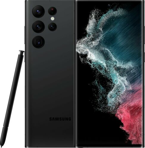Samsung Galaxy S22 Ultra 5G S908U 256GB, Black (T-Mobile) Sprint Metro 8T - Bild 1 von 4