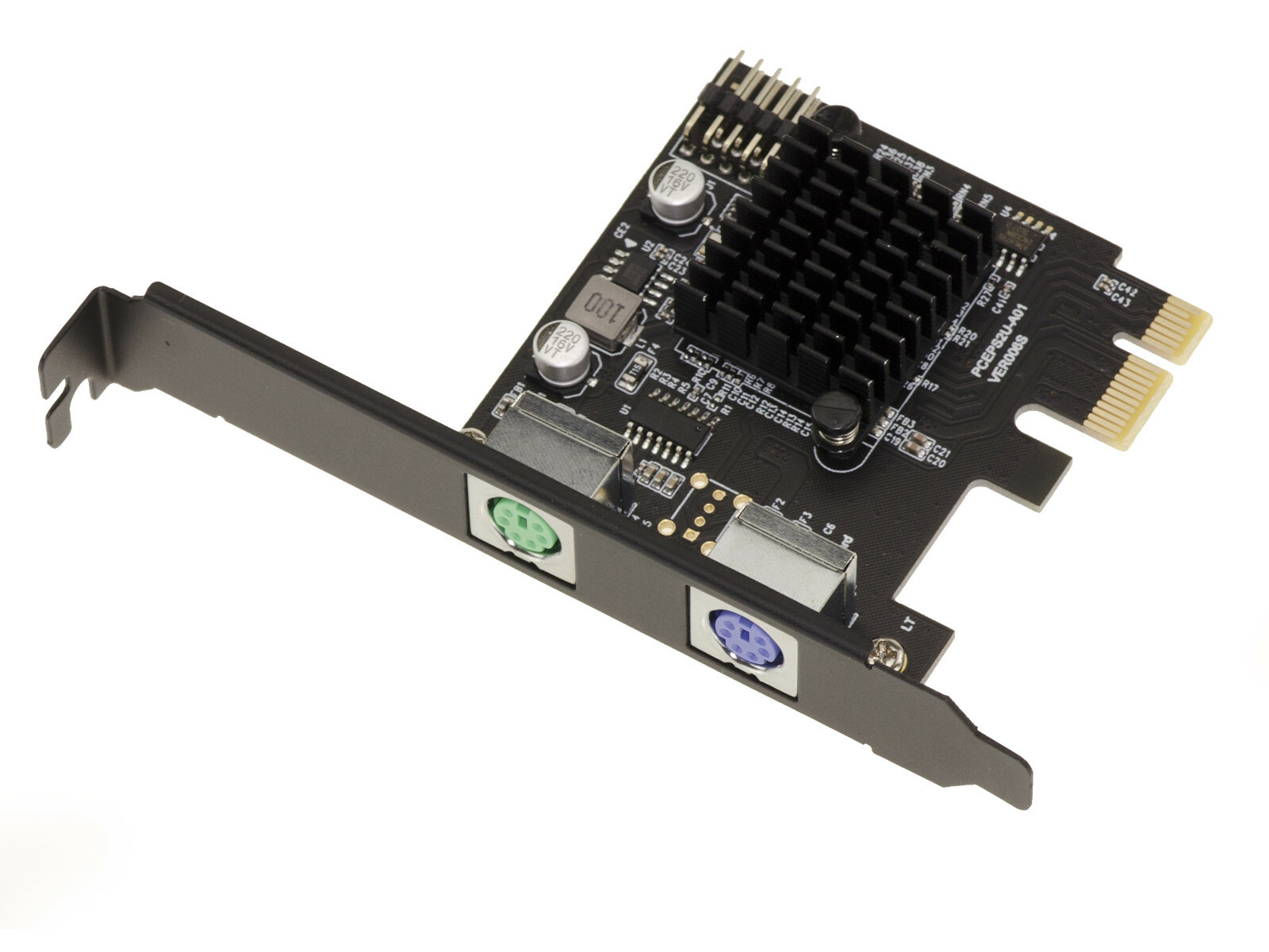 Mappa Pcie USB Ps/2 PS2 - Chipset Asix 9990 - Staffe High Low Profile