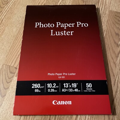 Canon 6211B005 Pro Luster Photo Paper Sealed