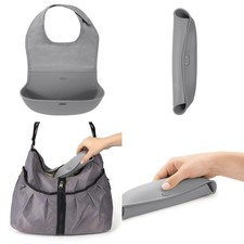 oxo tot waterproof silicone roll up bib