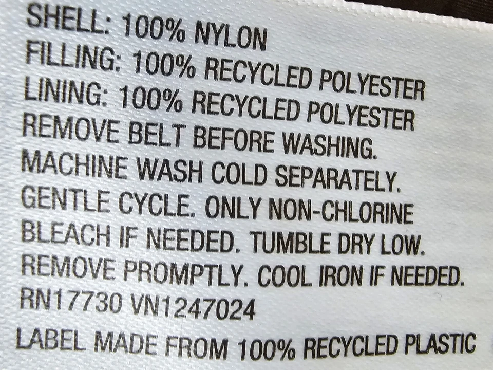 Ava & Viv 女式 Puffer 夹克外套,尺寸 1X 黑色 — 第 3/4 张图片