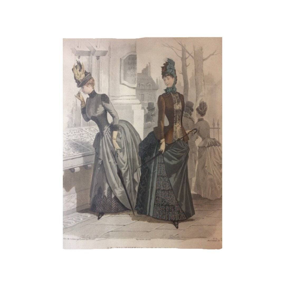 絵画 LE MONITEUR DE LA MODE Jules David | Modes de Mme. Antonie Lalanne, No. 791, from