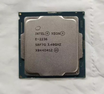 Intel Xeon E-2236 Processors SRF7G 3.4GHz CPU 6Cores 12Threads 80W LGA1151