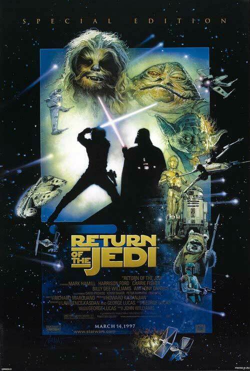Return Of The Jedi (1997 Re-Release) Single Sided Original Movie Poster