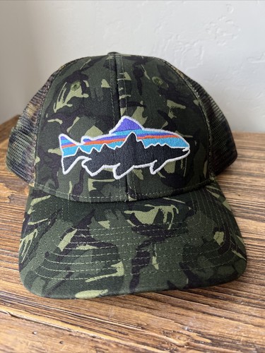 patagonia camo trout hat