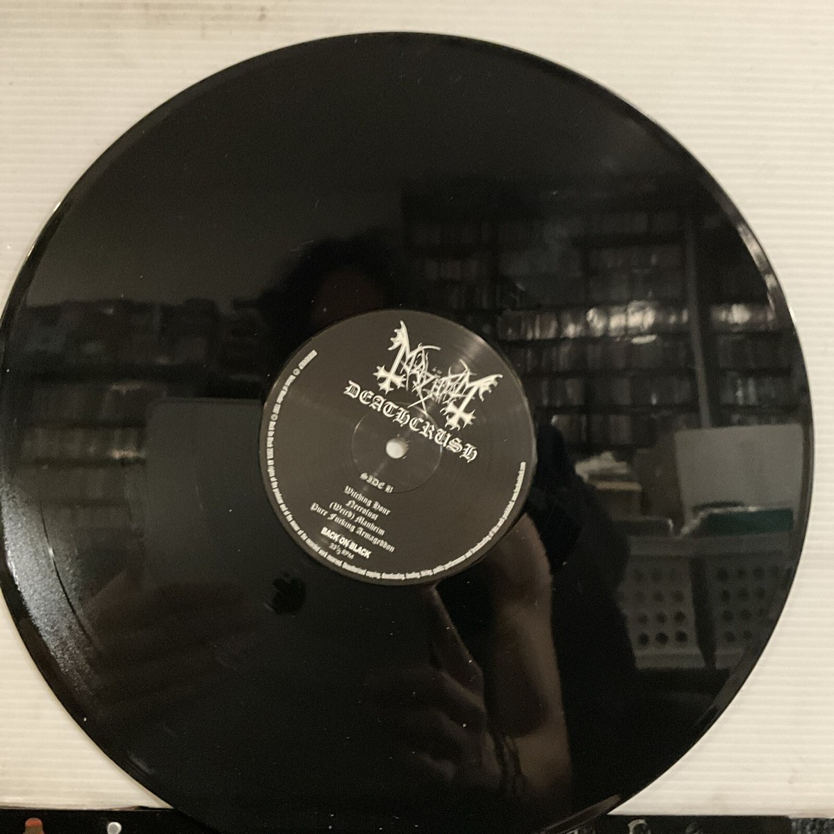 英LP Mayhem Deathcrush BOBV049LP Back On Black /00260 Mayhem - Deathcrush EP 2006 Back On Black – BOBV049LP