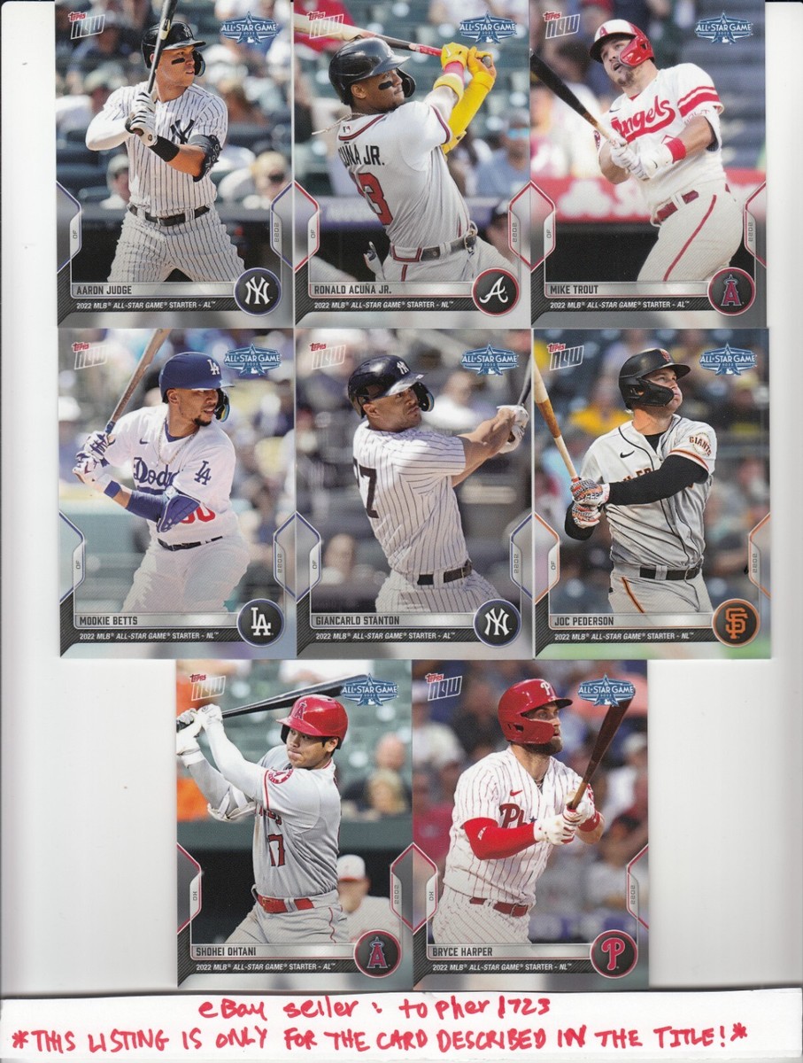2022 Topps Now All-Star Game AARON JUDGE #ASG11 Yankees | eBay