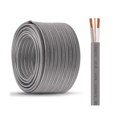 12/2 UF-B Wire - 100FT 100 Pure Copper 12AWG 2 Direct Burial Electrical Cabl...