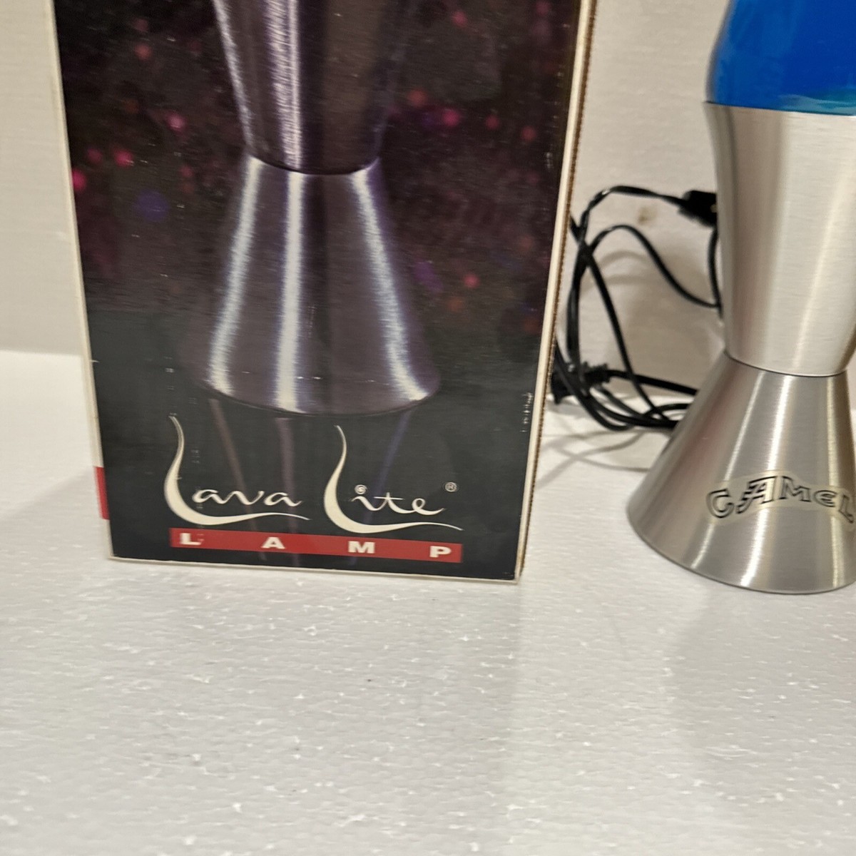 1996 Lava Lite model 8603 Silver Streak Series Lava Lamp