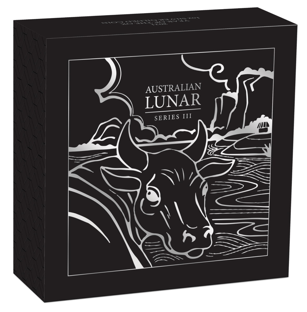 2021 Australia Lunar Year of the OX GILDED 1oz Silver $1 Coin w