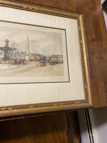 CHARLES BLONDIN Signed & Numbered Paris Etching Profession Framed - Picture 9 of 10