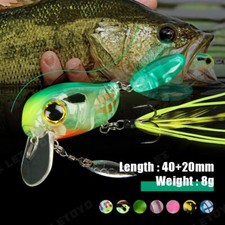6pcs 60mm/8g Mini Swimbait Minnow Fishing Lures Hook Tackle Hard Bait Wobbler