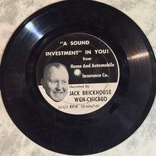 Jack Brickhouse WGN Chicago CUBS Sound Investment VG+ NEVER SEEN INSANELY RARE