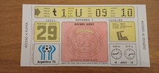Full Ticket 1978 Italy vs. Austria World Cup #29