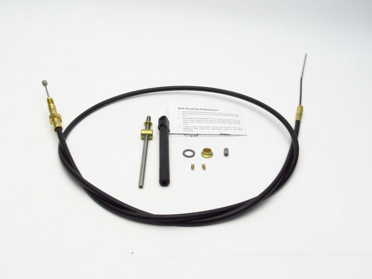 なー 3点 OEM MerCruiser Bravo 1 2 3 shift cable lower drive kit