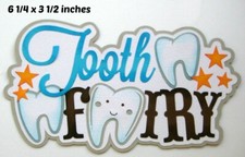 TOOTH FAIRY BOY TITLE EVERYDAY PLAY premade paper piecing 3D die cut by Rhonda