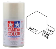 Tamiya 86057 PS-57 Pearl White Polycarbonate Lexan R/C Spray Paint 100ml - US