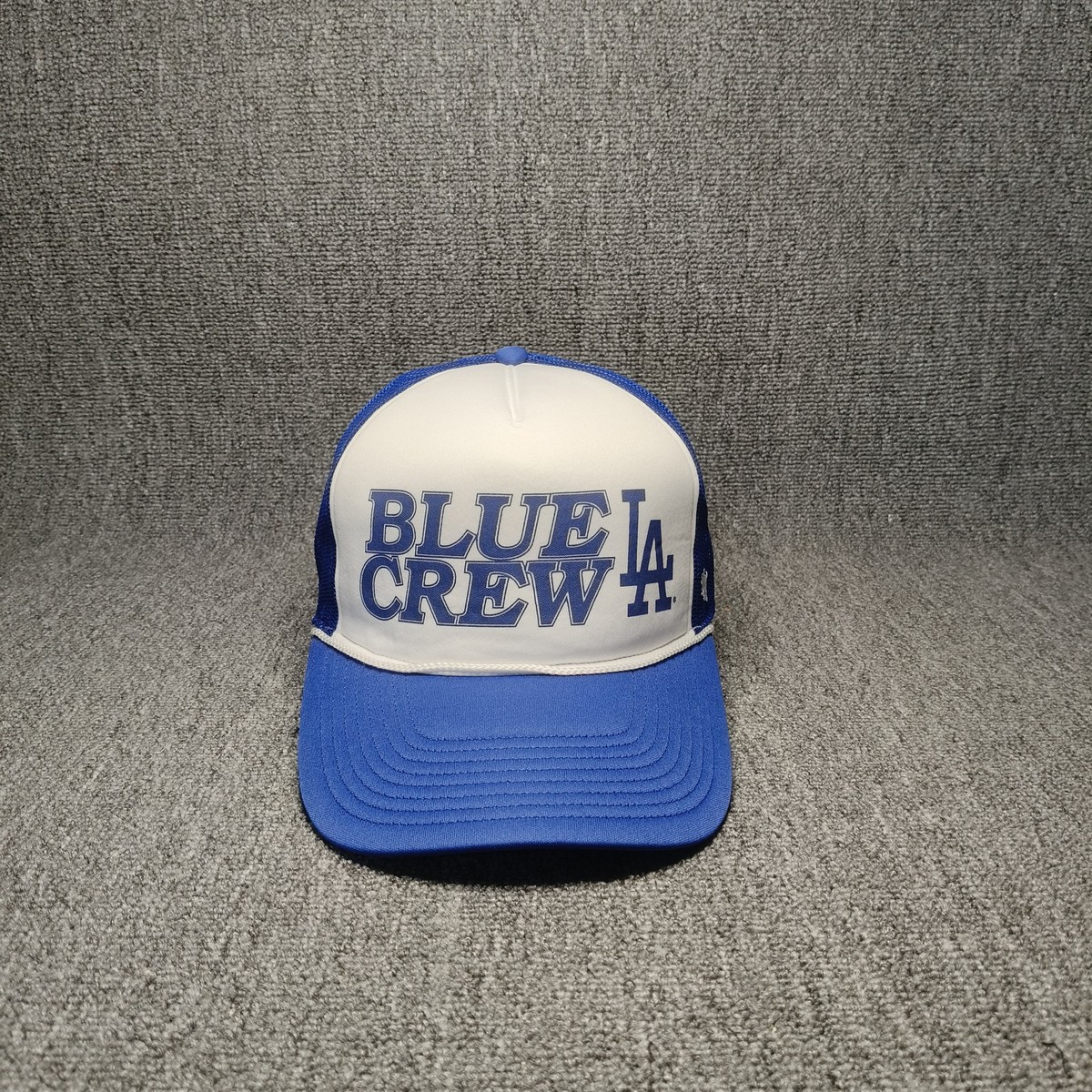'47 Brand Los Angeles Dodgers MLB Blue Crew Trucker Snapback Hat Blue White