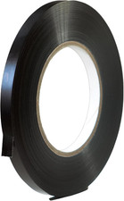 T.R.U. UPVC-24BS Black Poly Bag Sealing Tape: 3/8 in. x 180 yds. Pack of 1