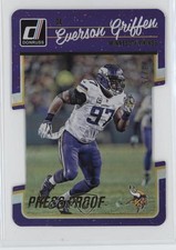 2016 Donruss Press Proof Gold Die-Cut /25 Everson Griffen #176 my8