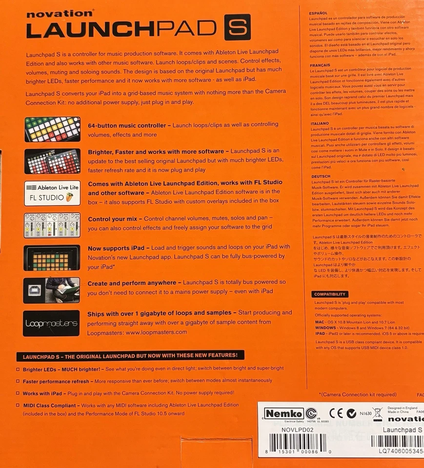 novation LAUNCHPAD S - Bild 4 von 4