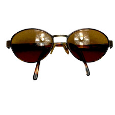 VINTAGE FENDI Eyeglasses FS135 Tortoise/Brass Havana Made In Italy