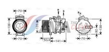 Kompressor Klimaanlage ** CLEVER FIT ** AVA Clever Choice MSAK431 für MERCEDES