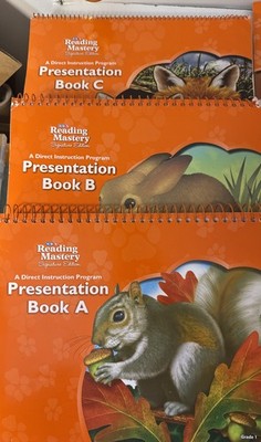 SRA Reading Mastery Signature Edition Grade 1 Presentation Books Set A-C