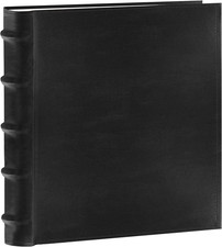 CLB-246/BK 200-Pocket European Bonded Leather Photo Album for 4 by 6-Inch Prints