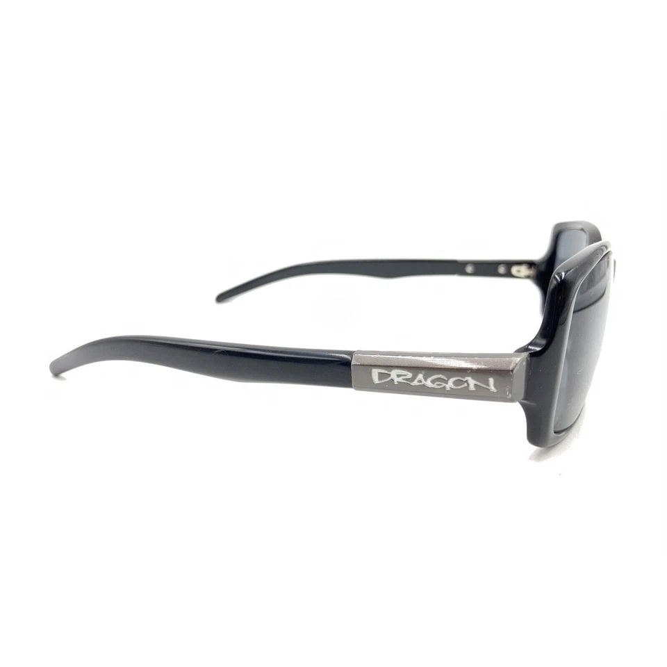 Dragon Galore Black Rectangle Sunglasses Gray Lens Sports Designer Men Women - Image 4 of 4