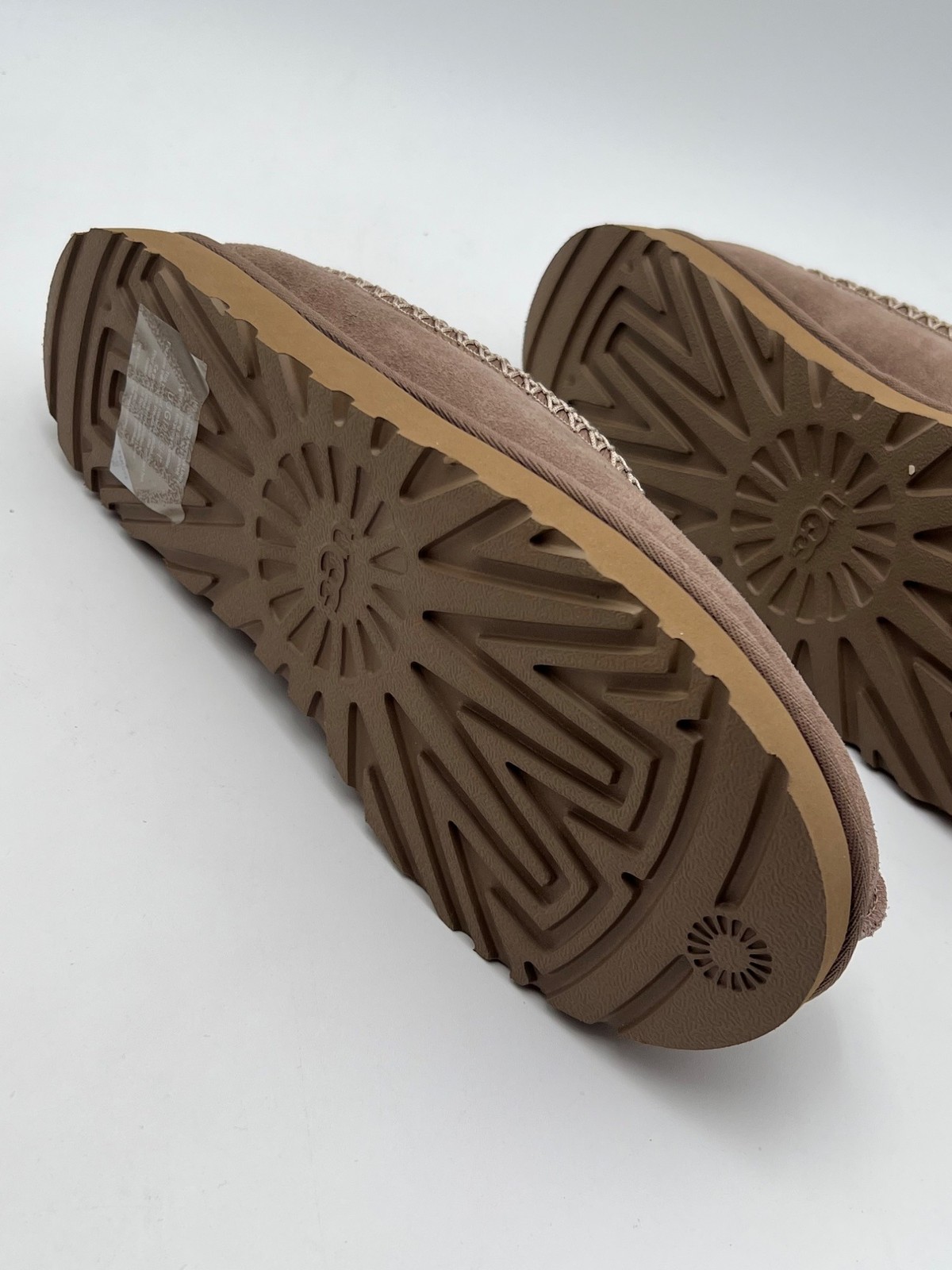 Ugg Tasman Womens Chestnut Suede Sheepskin Slippers Size 11 NWB image 7