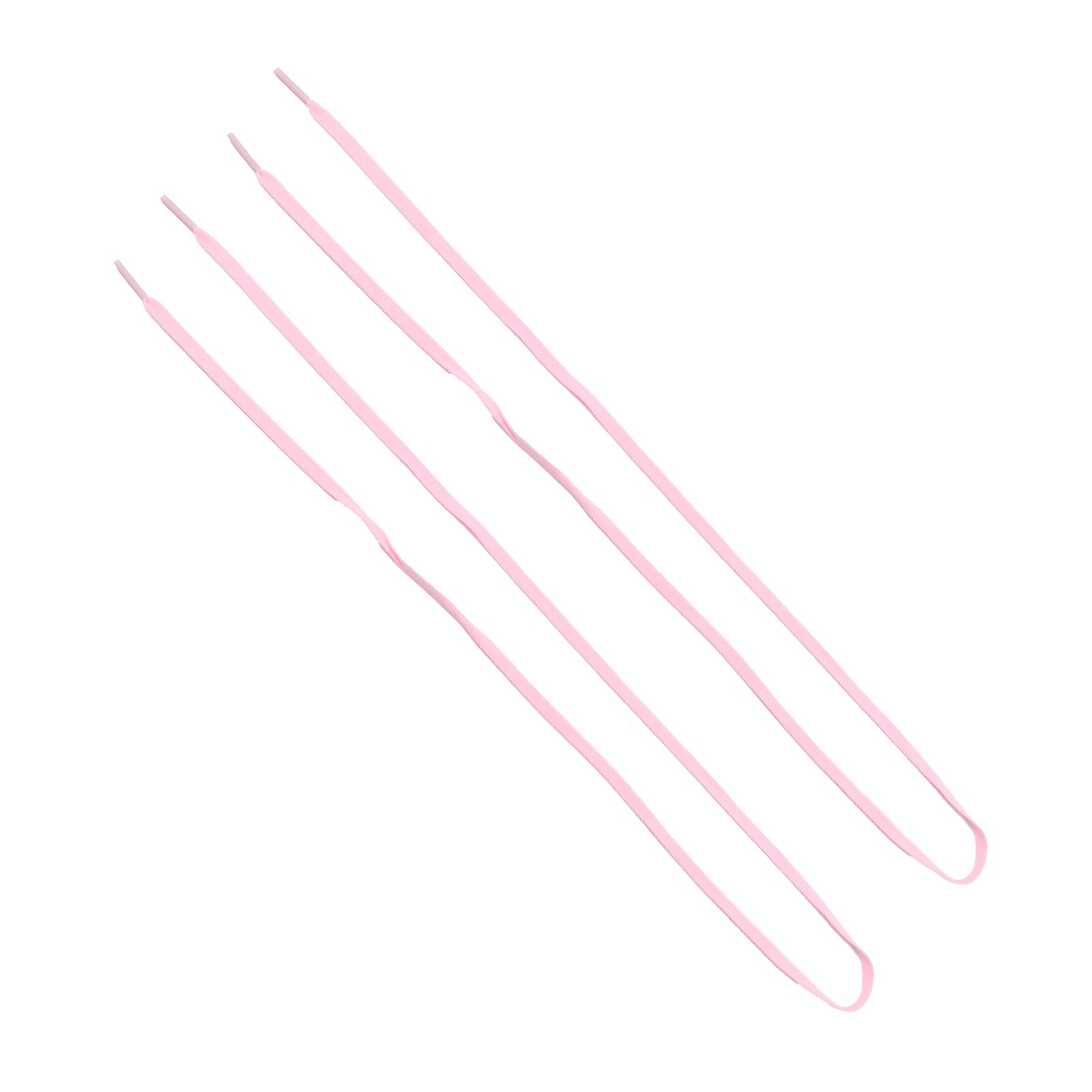 APL Lacci piatti solidi 44" corde lacci per scarpe sportive rosa U5K8