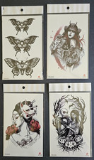 4 Sheets Premium Quality Middle Half Arm Temporary Tattoos For Men  Women 8